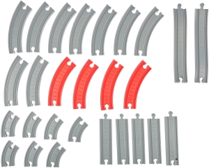 Купить Ігровий набір ZIPP Toys "Міський експрес" 92 деталі. Червоний  Фото 7