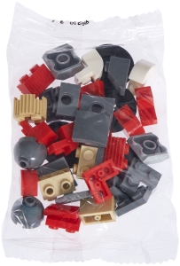 Купить Конструктор ZIPP Toys "Потяг DF5 1391 з рельсами". Колір: червоний  Фото 19