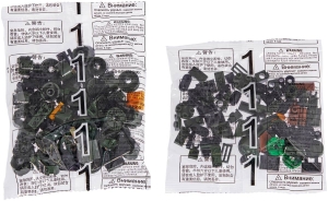 Купить Конструктор ZIPP Toys "Потяг DF2159 з рельсами". Колір: зелений  Фото 15