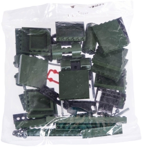 Купить Конструктор ZIPP Toys "Потяг DF2159 з рельсами". Колір: зелений  Фото 11