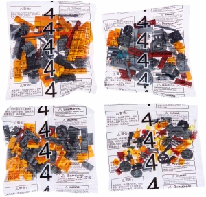 Купить Конструктор ZIPP Toys "Потяг DPK32 з рельсами". Колір: жовтий  Фото 12