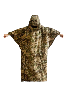 Антитепловізійний плащ пончо антидрон тактичний мультикам
