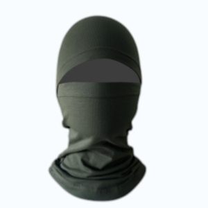 Балаклава ніндзя хакі потовідвідна тактична бавовна підшоломник з прорізом для очей