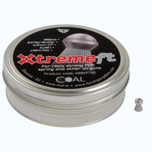 Кулі пневматичні Coal Xtreme FT. Кал. 4.5 мм. Вага - 0.675 г. 400 шт/уп