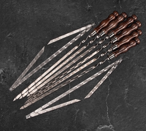 Купить Набор шампуров "Гермод" в деревянном кейсе 19 предметов.  Фото 4