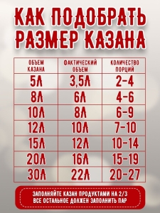 Купить Афганский казан-скороварка 20 литров черный RASHKO BABA  Фото 4