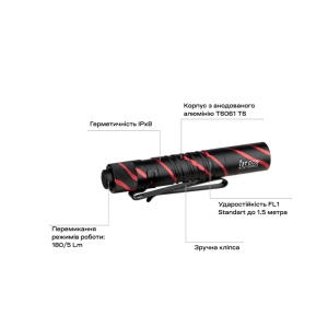 Купить Фонарь Olight I3T EOS. Black Lava  Фото 9