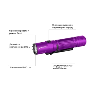 Купить Фонарь Olight M2R Pro Purple  Фото 5