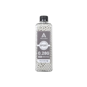 Купить Страйкбольні кулі Arcturus RS SPORT Match Grade 0.28g BBs 3000 pcs bottle White  Фото 