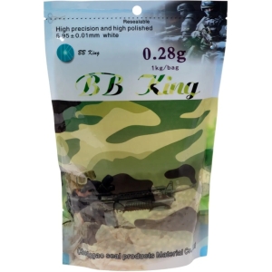 Страйкбольні кульки BB King Normal 6 мм 0.28 г 1кг/уп