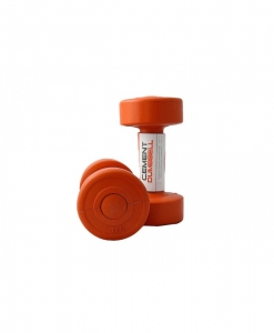 Гантели пластиковые пара LiveUp CEMENT DUMBELL 