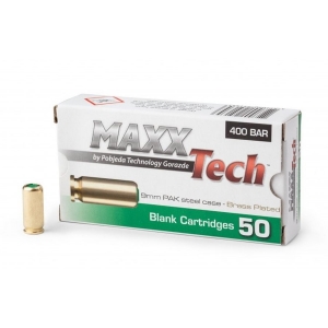 Холості набої MAXXTech 9 mm P.A.K. Brass поштучно