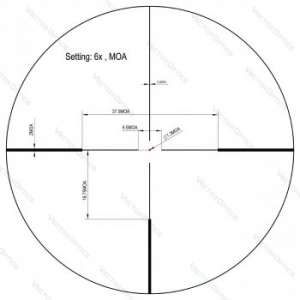 Купить Vector Optics S6 1-6x24 SFP  Фото 5