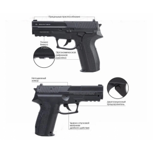 Купить Borner 2022 (Sig Sauer SP2022) Black  Фото 1